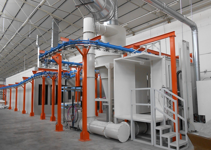 Powder Coating Plant Pipeline